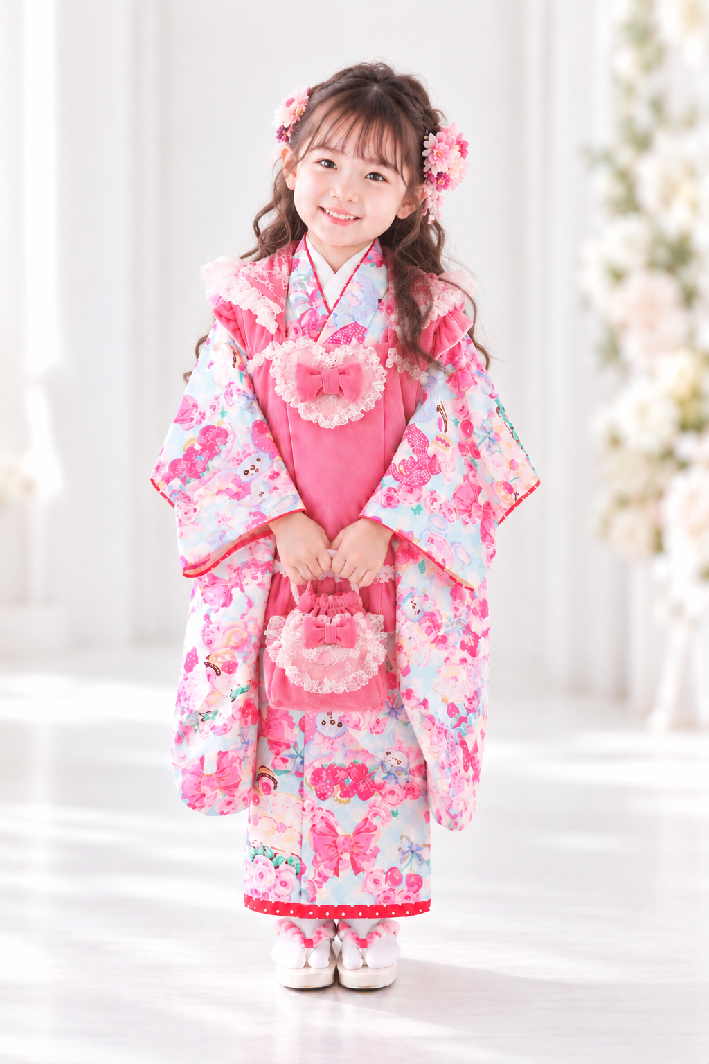 七五三レンタル(3歳女児被布)